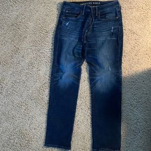 Men’s jeans. American Eagle. Slim straight. 34 x 32. Airflex. New, no tags.